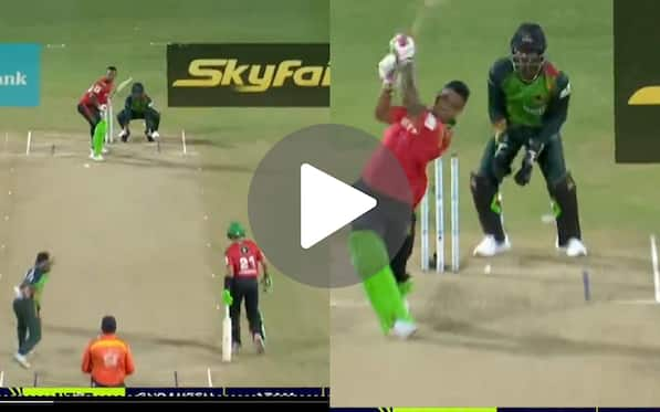 [Watch] Shimron Hetmyer Displays His Caribbean Power To Destroy Permaul With A Massive Six In CPL 2024